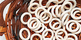 Mandala Crafts 50 5CM 2 Inch DIY Natural Wood Rings for Crafts - Macrame Wooden Rings - Unfinished Wood Rings for Macrame Rings Knitting Jewelry Mandala Crafts