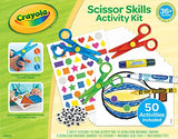 Crayola Toddler Scissor Skills Activity Kit, 3 Count Safety Scissors and Craft Supplies, Gift for Kids, Ages 3, 4, 5 Crayola