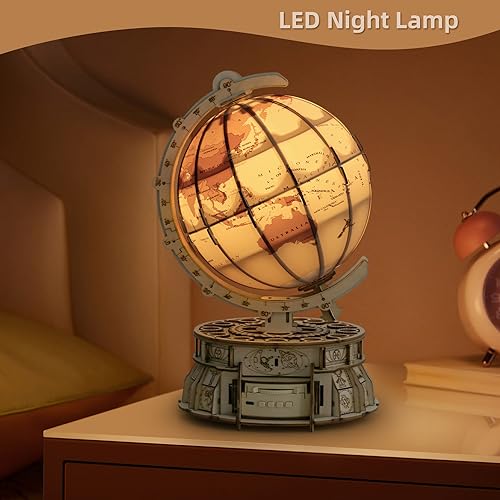 Spherical LED Music Projection Lamp Christmas Gift with 7