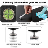 Co-Goldguard Resin Leveling Table, 16" x 12" Adjustable Leveling Board for Epoxy Resin，Self Leveling Table for Resin Art Crafts,Resin Co-Goldguard