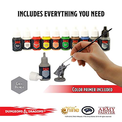 The Army Painter Dungeons and Dragons Official Line Adventurer's Painting Supplies, Craft & Wood Paint, Acrylic Paint Set - WoodArtSupply