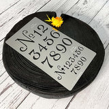 Aleks Melnyk No.452 Metal Stencil, Small Number Stencil, Size 1in and 0.5in, Old World Number, Template for Wood Burning, Pyrography Engraving, Aleks Melnyk