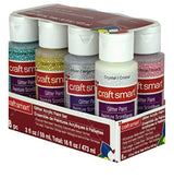 Glitter Acrylic Paint Set by Craft Smart 8 pcs Craftsmart