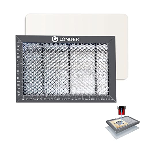 Longer Honeycomb Working Table, Soulmate for Engraver, Honeycomb Working Panel Set for RAY5, Fast Heat Dissipation and Desktop-Protecting, Compatible - WoodArtSupply