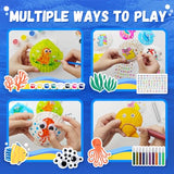 Eleanore's Diary Kids Seashell Painting Kit, Arts & Crafts Painting Gifts for Boys Girls, DIY Creative Craft Activities Toys for Age 5 6 7 8 9 10 11 Eleanore's Diary