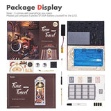 Rolife DIY Book Nook Kit 3D Wooden Puzzle, Bookshelf Insert Decor with LED DIY Bookend Diorama Miniature Kit Crafts Hobbies Gifts for Adults/Teens Rolife