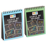 Bright Creations 8 Pack Rainbow Scratch Paper Pads for Kids with Wooden Styluses, 10 Sheets (5.5 x 3.9 In) Bright Creations