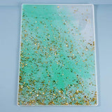 EXCEART Resin Craft Molds Silicone Resin Tray Resin Coaster Molds DIY Silicone Tray Epoxy Resin Casting Molds for Making Table Mat Writing Board Home EXCEART