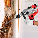 AOBEN 1-1/4 Inch SDS-Plus Rotary Hammer Drill with Vibration Control and Safety Clutch,10 Amp Heavy Duty Demolition Hammer for Concrete-Including 3 AOBEN