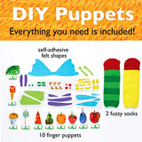 Creativity for Kids The Very Hungry Caterpillar Story Puppets: Sock Puppet Kit for Toddlers from The World of Eric Carle, Crafts for Kids Ages 3-5+ Creativity for Kids