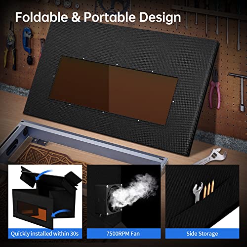 IKIER Enclosure for Laser Engraver, Dust-proof and Fireproof for IKIER K1 Pro/K1 Ultra and Other Laser Cutter, Foldable Laser Engraving Machine Cover IKIER