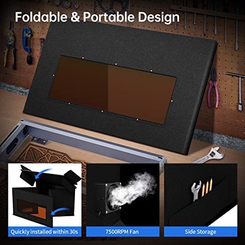 IKIER Enclosure for Laser Engraver, Dust-proof and Fireproof for IKIER K1 Pro/K1 Ultra and Other Laser Cutter, Foldable Laser Engraving Machine Cover - WoodArtSupply