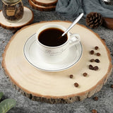 Large Wooden Slices for Centerpieces, 11-12" Unfinished Wood Cutouts, Wood Circles for Wedding, Table Decor Party and Home Decoration SENMUT