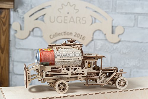 UGears Truck with Tanker Mechanical Wooden Model KIT 3D Puzzle Assembly