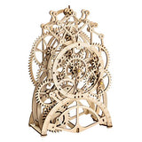 ROKR 3D Wooden Puzzles DIY Clock Kits for Adults to Build Wood Model Building Kit Unique Birthday Gift Pendulum Clock ROKR