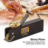 TOPINCN Mini Wood Planer, 3 inch Wood Hand Planer Ebony Woodworking Plane for Planing Surface Smoothing & Flat Bottom Trimming Wood Perfect for TOPINCN