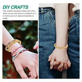 10pcs Wood Bangle Bracelets Unfinished Natural Round Wooden Ring for DIY Craft Project Making Yardwe