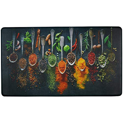 UpNUpCo Artistic Beautiful Anti Fatigue Kitchen Floor Mat - Unique Floor Mats - Pain Relief Padded Kitchen Mats - Floor Mats For In Front Of Sink - UpNUpCo