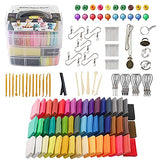 Tavolozza 60 Colors Polymer Clay Set, 1oz/Block Oven Bake with 19 Sculpting Clay Tools and 14 Kinds of Different Accessories, Non-Stick, Non-Toxic, Tavolozza Fine Arts