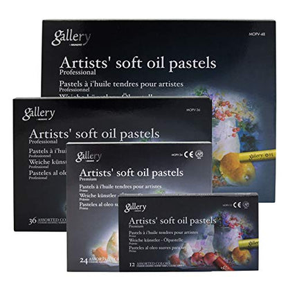 Mungyo Gallery Soft Oil Pastels Set of 48 - Assorted Colors - WoodArtSupply