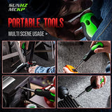 SUNHZMCKP 8 in 1 Screwdriver, Portable multi-purpose screwdriver set，High-Strength Bits, Phillips, Slotted, Torx，Suitable for outdoor and daily SUNHZ MCKP