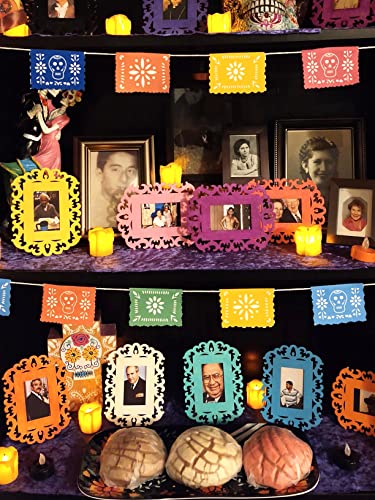 yueton 12PCS Blank Unfinished Wooden Picture Frames Wood Photo Frame with Jute Rope for DIY Crafts, Home Decoration, Christmas Tree Hanging yueton