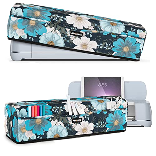 Dust Cover for Cricut Explore Air 2, Cricut Maker,Cricut Explore 3,Cricut Maker, Maker Cover With Pockets for Cricut Accessories and Supplies - WoodArtSupply