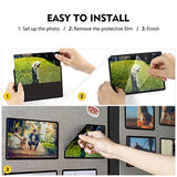 Magicfly Pack of 15 Magnetic Picture Frame with Clear Pocket, 4 x 6 Inches Refrigerator Photo Holder for Fridge Office Cabinet Locker, Black Magicfly