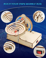 4 in 1 STEM Kits, STEM Projects for Kids Ages 8-12, Assembly 3D Wooden Puzzles, Building Toys, DIY Educational Science Craft Model Kit, Gift for Boys Poraxy