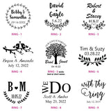 Personalized Wedding Ring Box, Wooden Ring Box, Ring Bearer Box, Wedding Ring Holder, Custom Ring Box, Engagement Ring Box WoodArtSupply