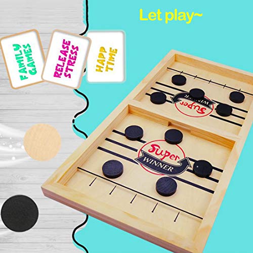 Fast Sling Puck Game,Sling Puck Game, Sling Board Games Toy,Paced Winner Board Games Toys for Kids & Adults