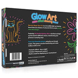 Marvin's Magic - Glow Art Unique Craft Kit | Light Up Kids Art Set | Includes Neon Effect Drawing Board with A Built-in Stand and 4 Fluorescent Magic Marvin's Magic