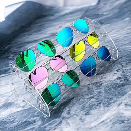 MineSign Nail Polish Holder Organizer Clear Acrylic Nail Polish Tray Fingernail Polish Display case 3 layers Essential Oils Holder Makeup Organizer MineSign