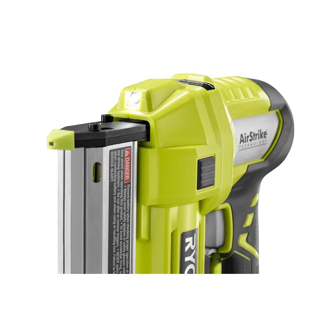 Ryobi 18-Volt Air Strike 23 Gauge 1-3/8" Cordless Headless Pin Nailer P318, Battery and Charger Combo Kit (Bulk Packaged) - WoodArtSupply