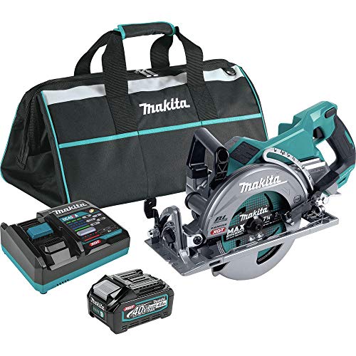 Makita 40V Max XGT Brushless Lithium-Ion 7-1/4-Inch Cordless Rear Handle Circular Saw Kit (4 Ah) Makita