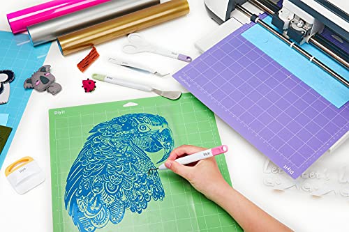 Diyit 12x12 Cutting Mat for Cricut Maker 3/Maker/Explore 3/Air 2/Air/One(Lightgrip/Standardgrip/Stronggrip) 3 Pieces Cutting Mats for Crafts DIYIT