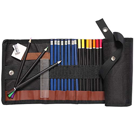 ARTISTIK Colored Pencil Set - (47 Pieces) Vivid 3.5 mm Artist Grade Drawing & Sketching Colored Pencils for Adults Coloring Books, Watercolor, ARTISTIK