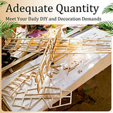 50 Pieces Balsa Wood Sticks 1/2 x 1/2 x 12 Inch Hardwood Square Wooden Dowels Unfinished Wood Sticks for Craft DIY Supplies DIY Molding Projects Yulejo