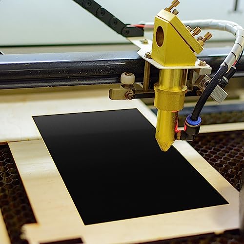 Nuorest 4 PCS Black Laser Engraving Marking Paper, 39x27cm Laser Color Engraving Paper for Metal, Glass, Ceramics Nuorest
