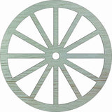 Wood Wagon Wheel 6" Unfinished Wagon Wheel Shape, Paintable Wagon Wall Craft NEXTCraft