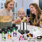 FAIRYELF Candle Making Kit with Wax Melter, Complete Candle Making Supplies, Soy Candle Wax Kit for Kids, Beginners, Adults, Including Electronic FAIRYELF