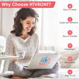 HTVRONT Permanent Vinyl for Cricut Machine-100 Pack 12"x12" Adhesive Vinyl Sheets Set, 90 Sheets Permanent Vinyl Bundle & 10 Transfer Tape for Vinyl HTVRONT