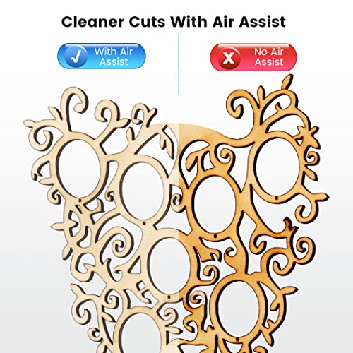 Comgrow Air Assist for Laser Cutter and Engraver,Air Assist Pump Kit with Adjustable 30L/Min,for CNC Cutting and Laser Engraving,Remove Smoke and Comgrow