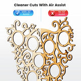 Comgrow Air Assist for Laser Cutter and Engraver,Air Assist Pump Kit with Adjustable 30L/Min,for CNC Cutting and Laser Engraving,Remove Smoke and Comgrow