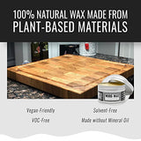 Real Milk Paint, Wood Wax for Wood Finishing, Unfinished Wood Furniture, Cutting Boards, Butcher Blocks, Food Grade, Vegan, 4 oz Real Milk Paint