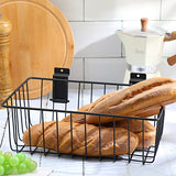 Eaasty 2 Pcs Slatwall Basket Ventilated Metal Slatwall Baskets Mounted Slatwall Baskets Hanging Slatwall Accessories for Storage Display on Garage Eaasty