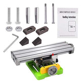 MYSWEETY Multifunction Worktable Milling Working Cross Table Milling Machine Compound Drilling Slide Table For Bench Drill Adjustme X-Y (6350 SIZE) MYSWEETY
