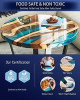 Nicpro 1.5 Gallon Deep Pour Epoxy Resin Kit, 2 to 4 Inch Depth Crystal Clear & High Gloss, Bubble Free Epoxy Resin for Craft River Table,Wood Filler, Nicpro