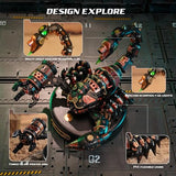 Gift for Men/Teens/Engineer/Hobbyist - ROBOTIME MI04 Mechanical Plastic Model to Build - Emperor Scorpion Model Kit - 123 Pieces 3D Puzzle ROBOTIME