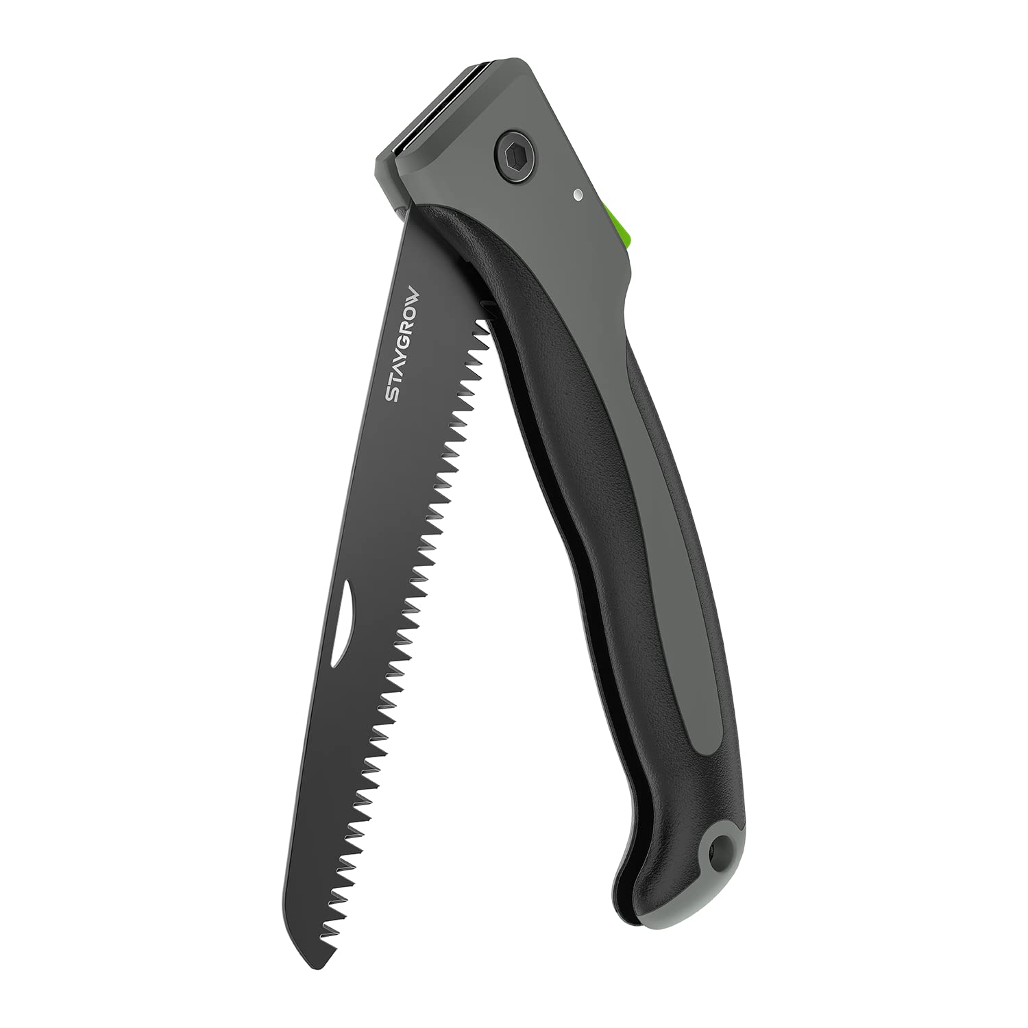 STAYGROW 7-Inch Folding Hand Pruning Saw, Heavy Duty Foldable Garden Saws with 7” Hardened SK5 High Carbon Steel Blade for Tree Trimming, Live/Dry STAYGROW